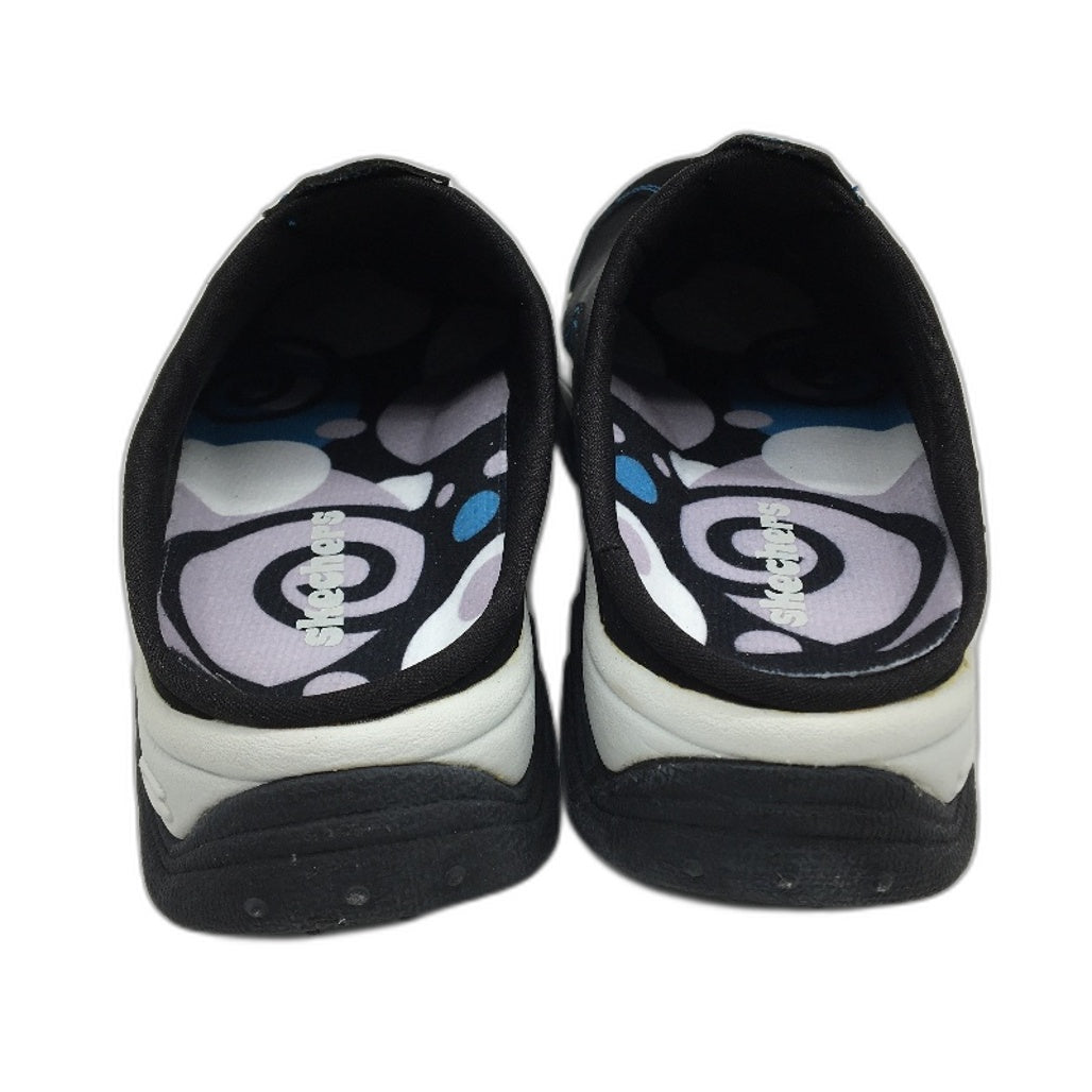 Skechers Sport Black Noogies Heckler Slider Sneakers Ladies Sze EUR 38 US 8 DEMO
