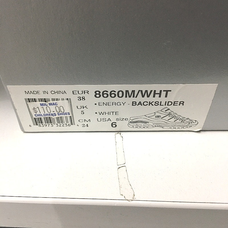 Skechers Sport White Energy BackSlider Sneakers Ladies Sze EUR 38 US 6 DEMO