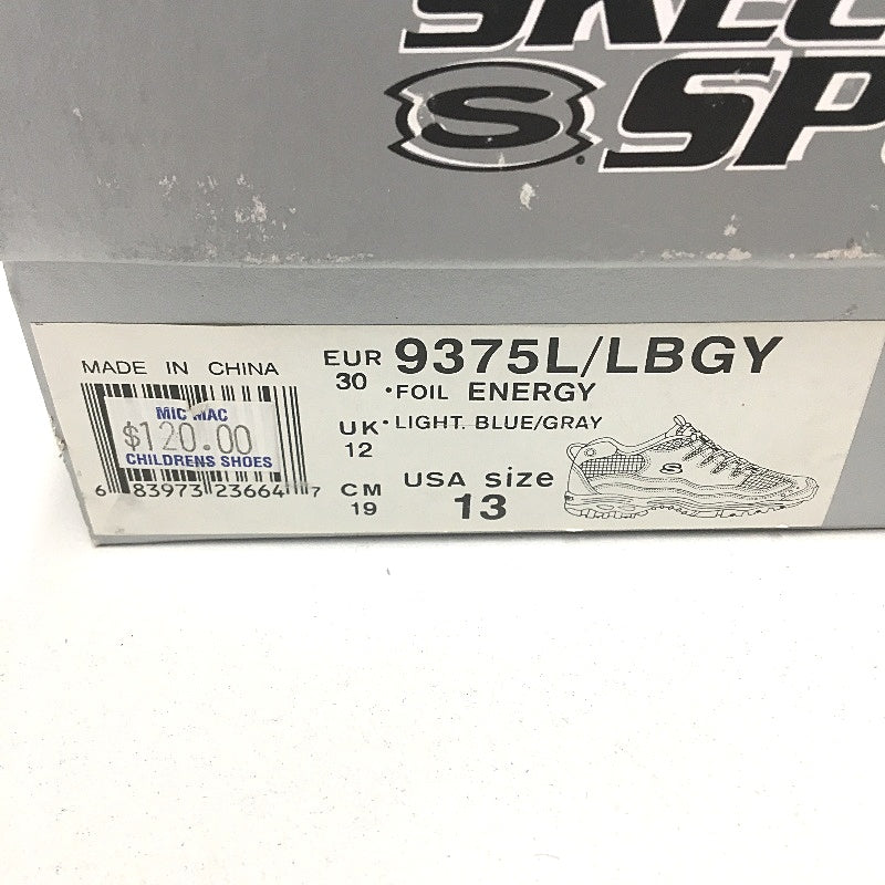 Skechers Sport Energy Light Blue Sneakers Kids Size EUR 30 US 13 19cm DEMO