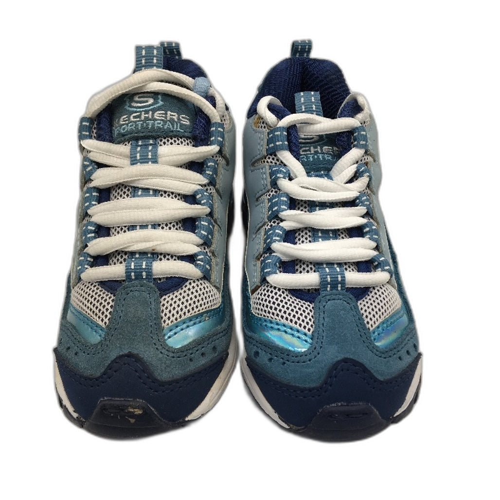 Skechers Sport Energy Light Blue Foil Sneakers Kids Sz EUR 28.5 US 12 18cm DEMO