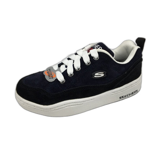 Skechers Sport Navy Black Cronie II Sneakers Kids Sze EUR 33.5 US 2 21cm NEW