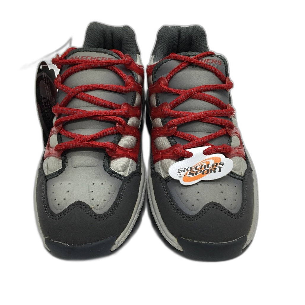 Skechers Sport Kozmiks Waves Grey Red Sneakers Ladies Size EUR 38 US 8 DEMO