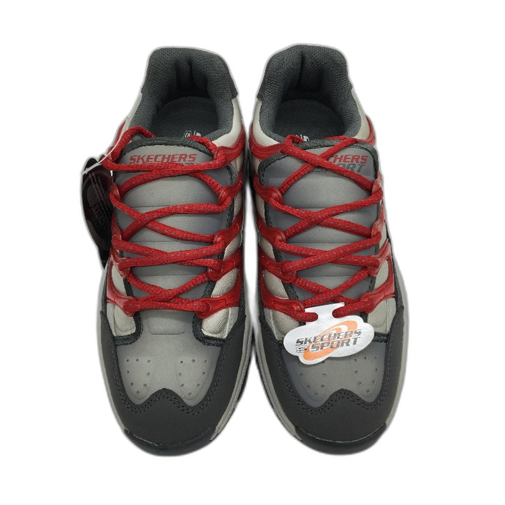 Skechers Sport Kozmiks Waves Grey Red Sneakers Ladies Size EUR 38 US 8 DEMO