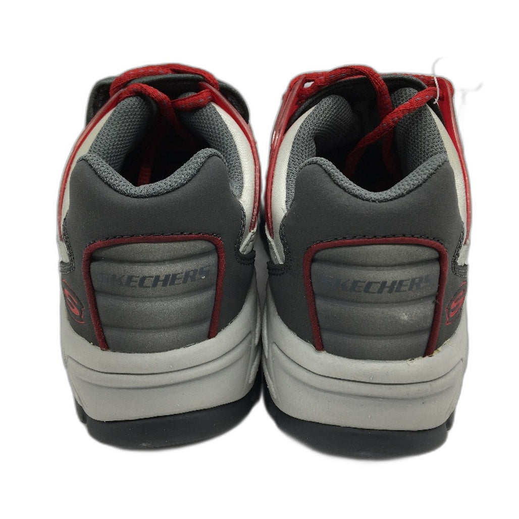 Skechers Sport Kozmiks Waves Grey Red Sneakers Ladies Size EUR 38 US 8 DEMO