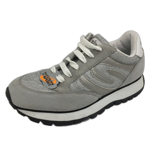 Skechers Sport Spirits Classic Silver Grey Sneakers Ladies Size EUR 37 US 7 DEMO
