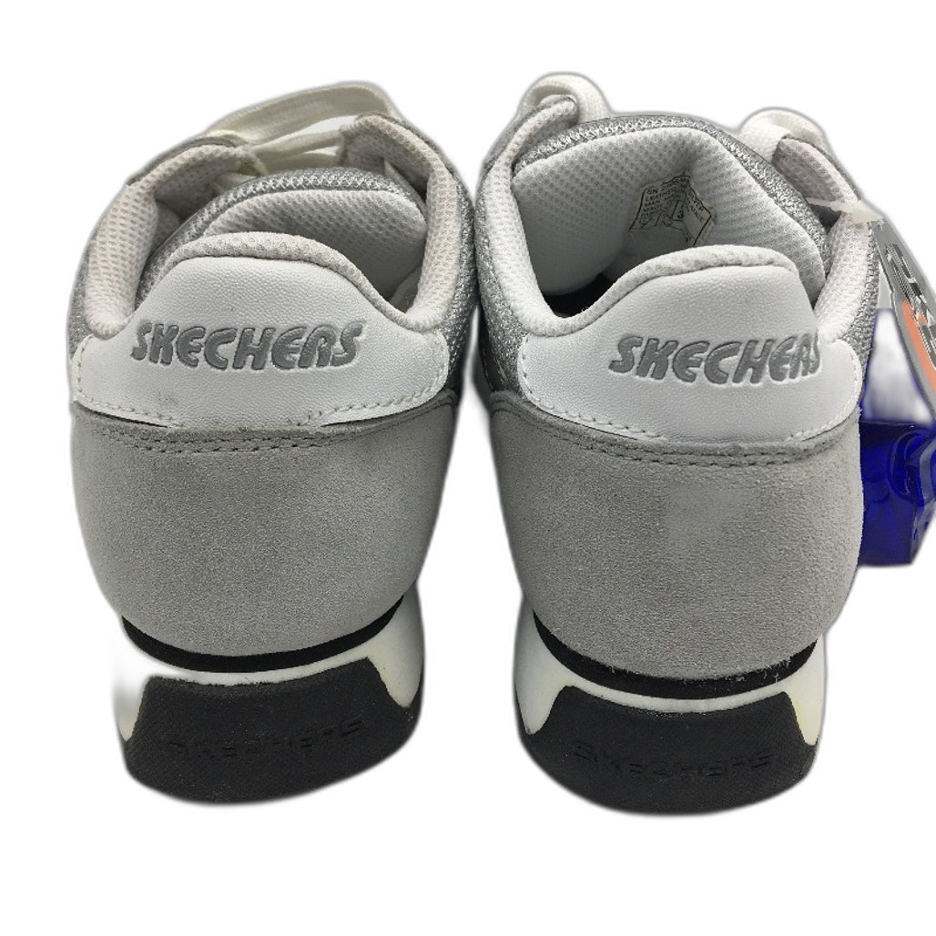 Skechers Sport Spirits Classic Silver Grey Sneakers Ladies Size EUR 37 US 7 DEMO