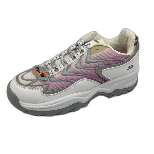 Skechers Sport Kozmiks Waves Rose & White Sneakers Ladies Size EUR 38 US 6 DEMO