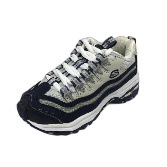 Skechers Sport Reflection Navy Grey Sneakers Kids Sze EUR 28.5 US 12 18cm DEMO