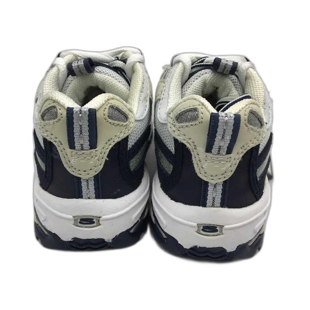 Skechers Sport Reflection Navy Grey Sneakers Kids Sze EUR 28.5 US 12 18cm DEMO