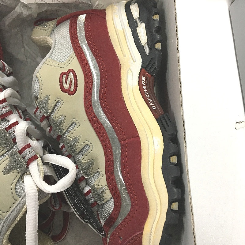 Skechers Sport Reflection Red Grey Sneakers Kids Sze EUR 28.5 US 12 18cm DEMO