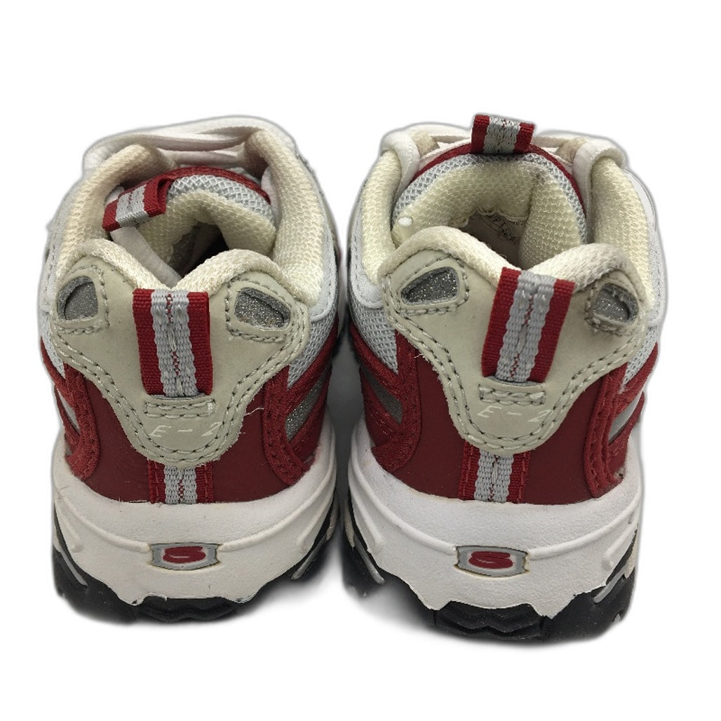 Skechers Sport Reflection Red Grey Sneakers Kids Sze EUR 28 US 11.5 17.5cm DEMO