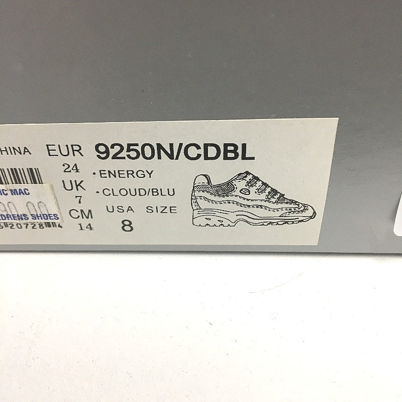Skechers Sport Energey Cloud Navy Blue Sneakers Kids Sze EUR 24 US 8 14cm DEMO