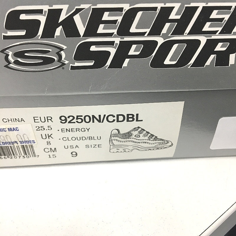 Skechers Sport Energey Cloud Navy Blue Sneakers Kids EUR 25.5 US 9 15cm DEMO