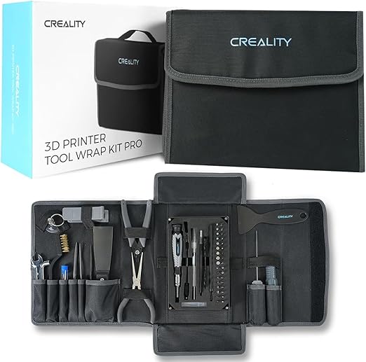 CREALITY 3D Printer Tool Wrap Kit Pro Nozzle Cleaning Deburring Finishing Tools