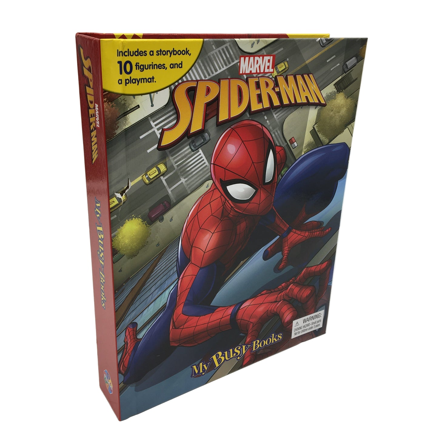 Marvel Spiderman My Busy Books Story Book With 10 Figurines & Play Mat Age 3+