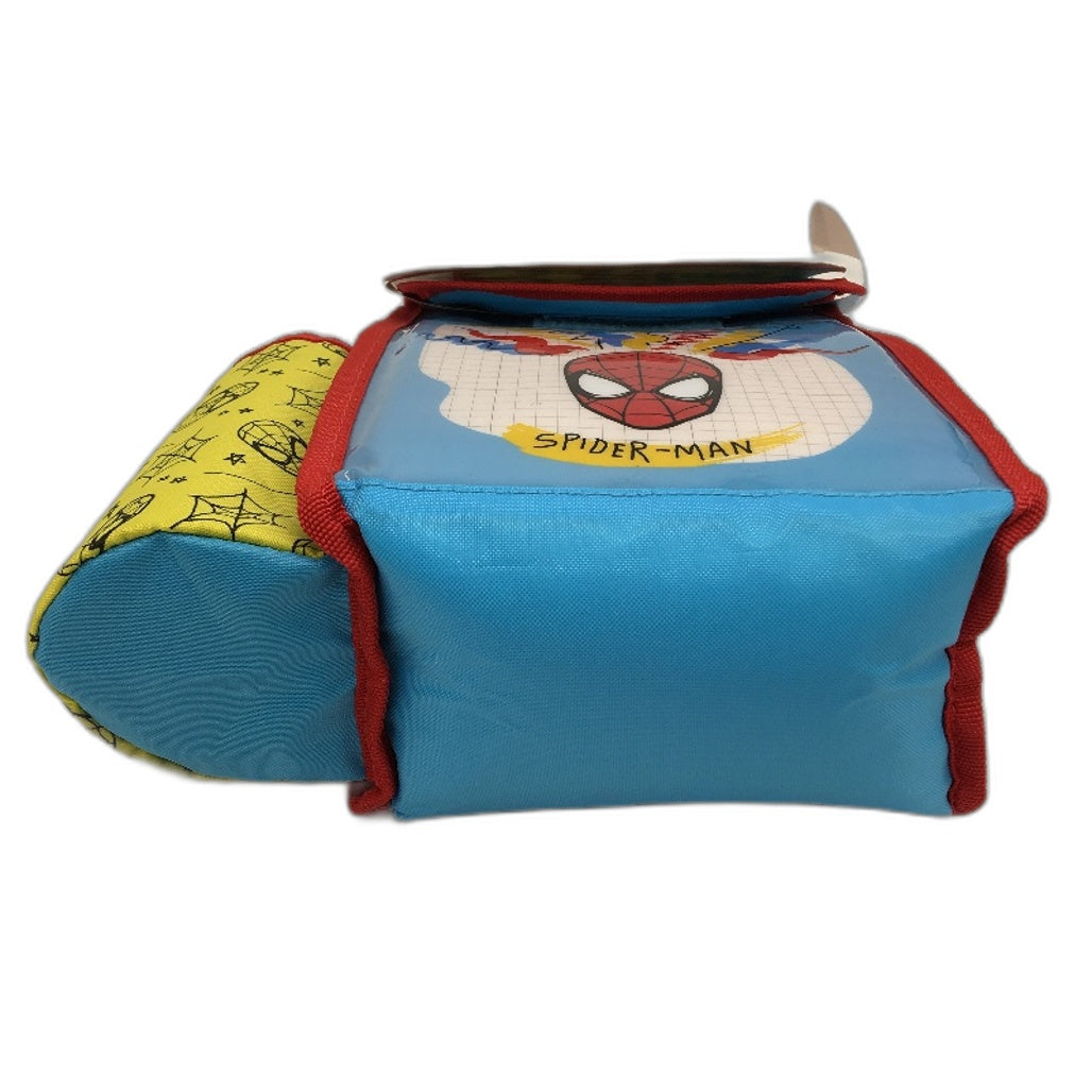 Marvel Spiderman 3 PCS Lunch Set Sandwich Container Water Bottle & Lunch Bag NEW