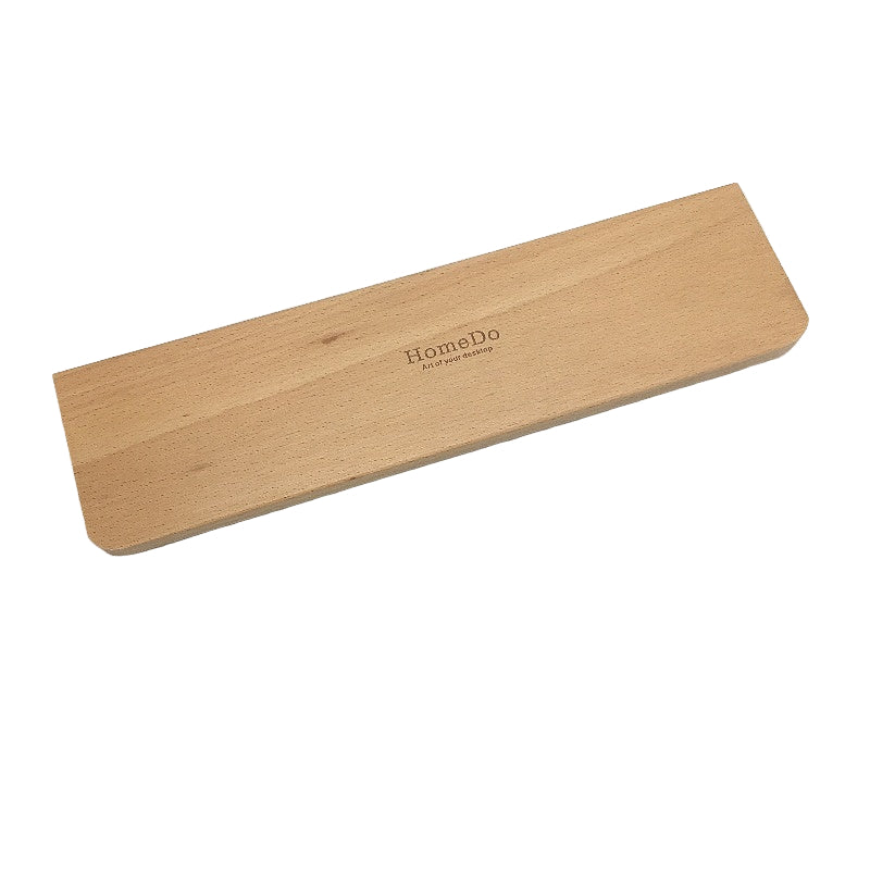 HomeDo Beechwood Wooden Wrist Rest For Keyboards Ergonomic Palm Support Pad NEW