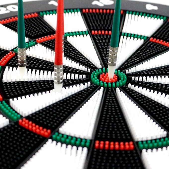 Safe Dartboard Game Set With 6 Soft Tip Darts For Kids Adults Full Size Board
