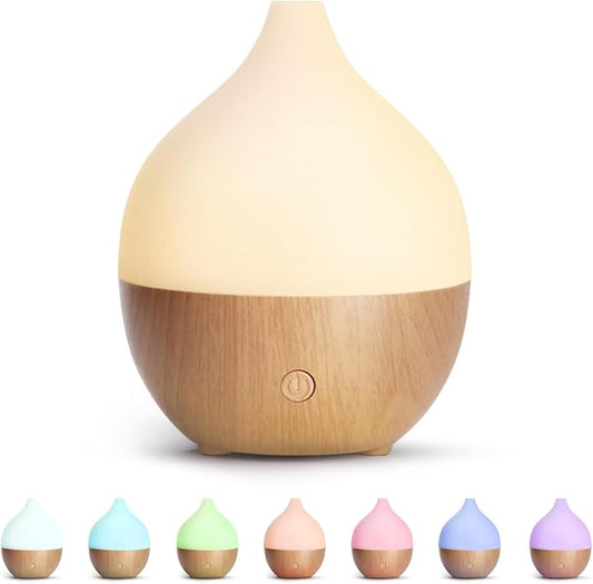 SALKING Mini Essential Oil Diffuser Aromatherapy Mist Humidifier Colour Lights