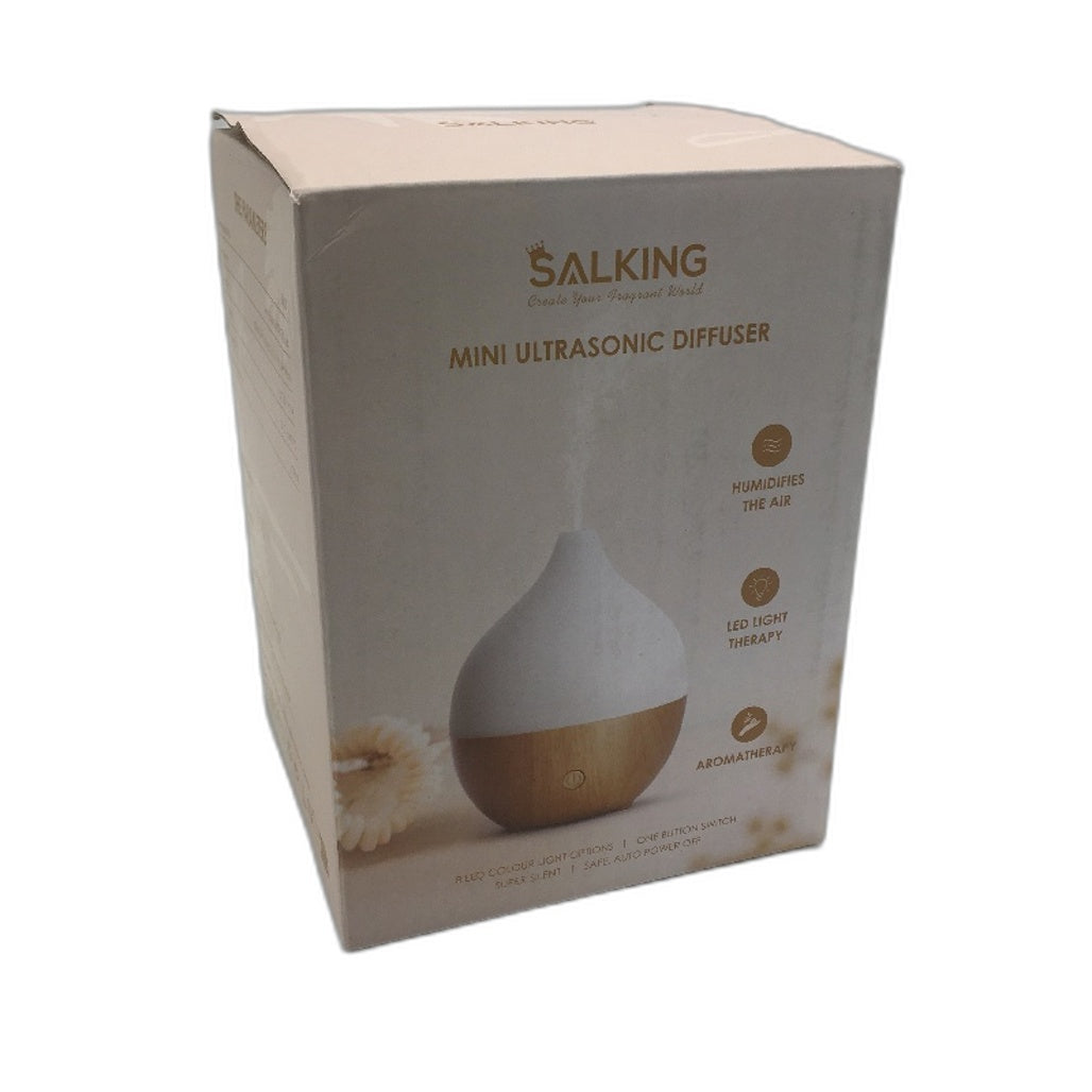 SALKING Mini Essential Oil Diffuser Aromatherapy Mist Humidifier Colour Lights