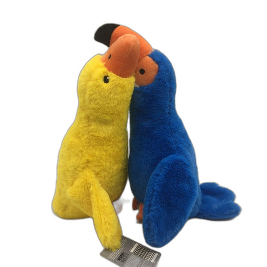Petplay 2 Pack Honking Game Bird Soft Snuggle Plush Dog Puppy Toy Squeaky NEW