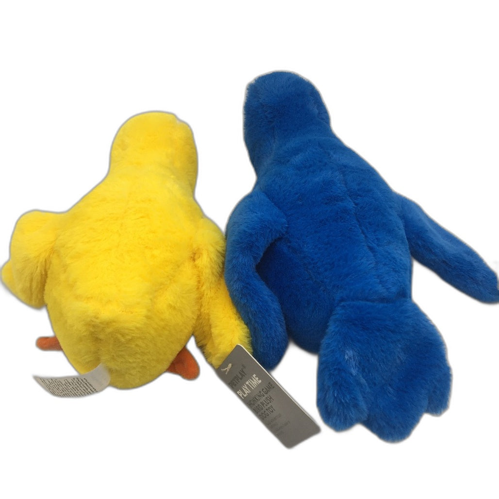 Petplay 2 Pack Honking Game Bird Soft Snuggle Plush Dog Puppy Toy Squeaky NEW