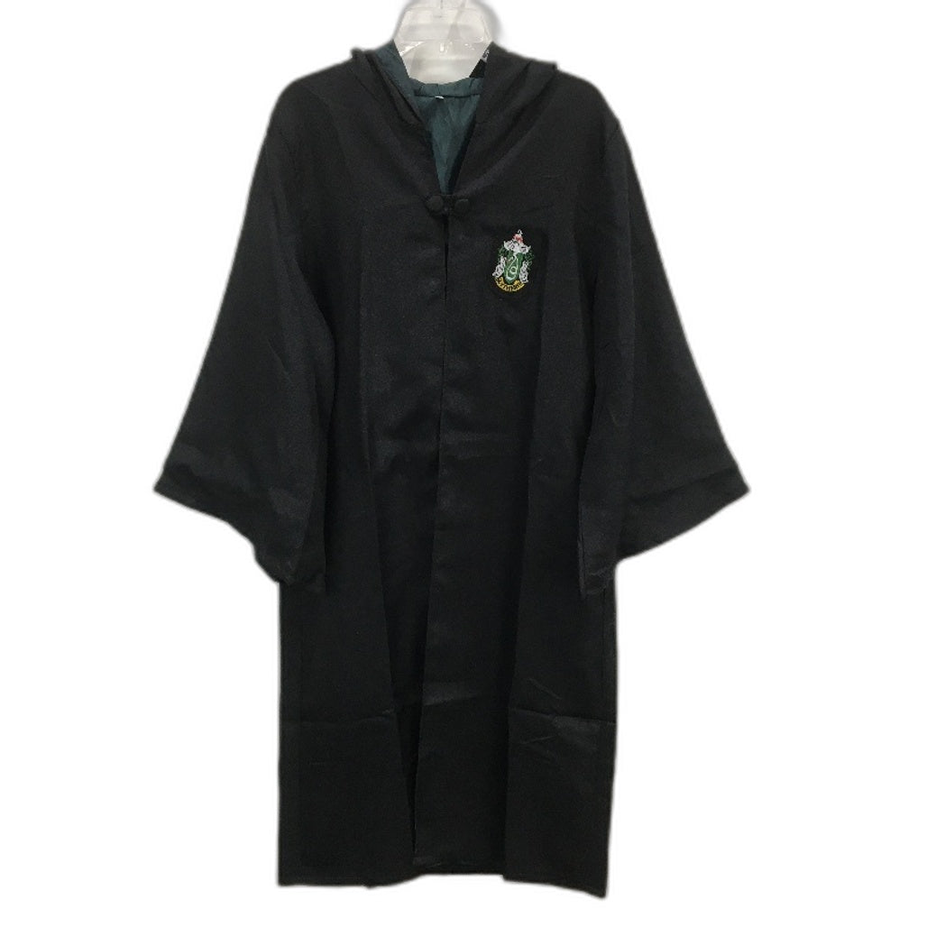 Harry Potter Slytherin 5 PCS Cosplay Costume Set Robe Wand Tie For Kids Size XL