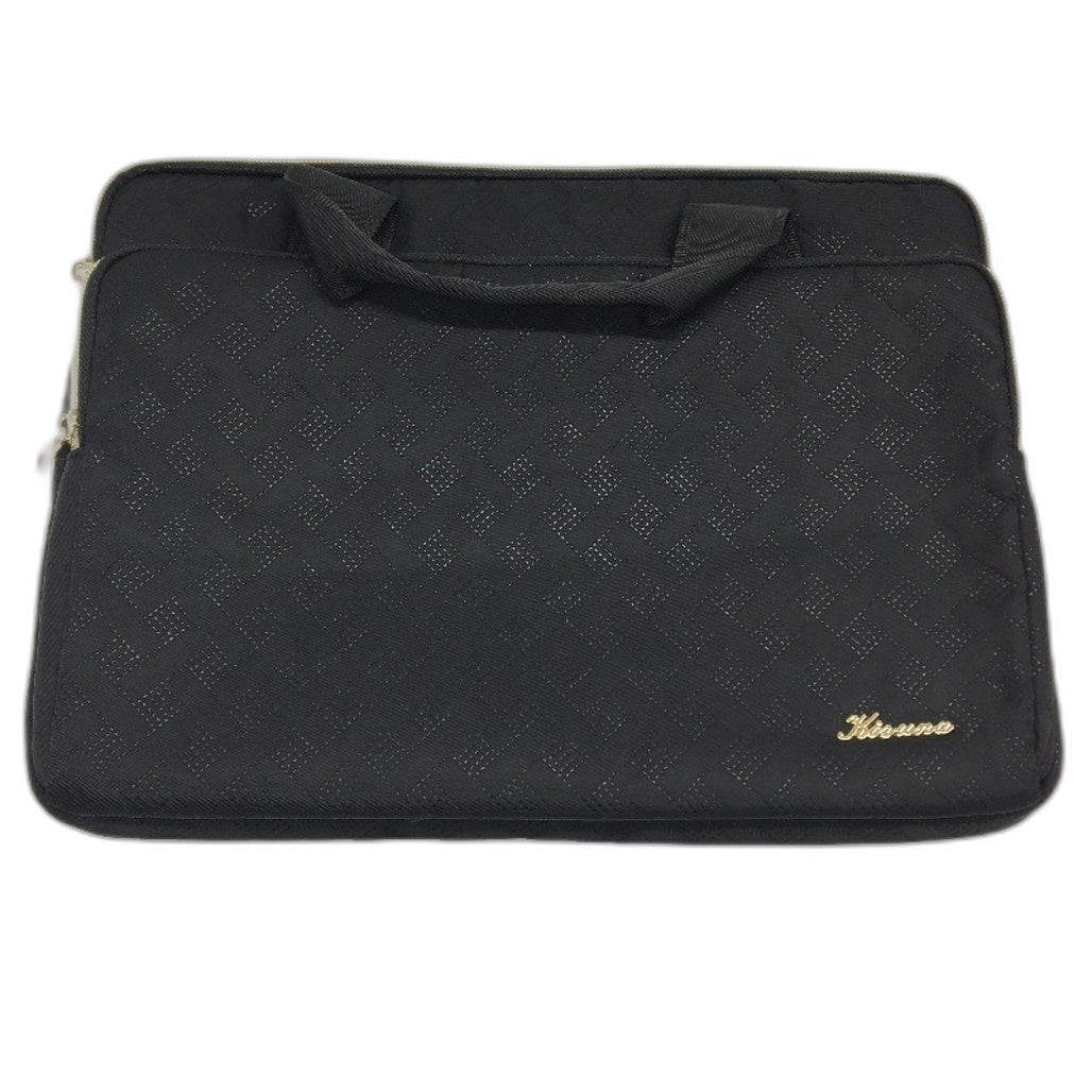 Kizuna 13 Inch Laptop Sleeve Carrying Case Bag Spill Resistant Black With Zipper