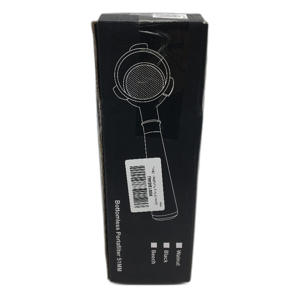 Stainless Steel Bottomless Coffee Handle 58MM 3 Ears Portafilter Coffee Machine