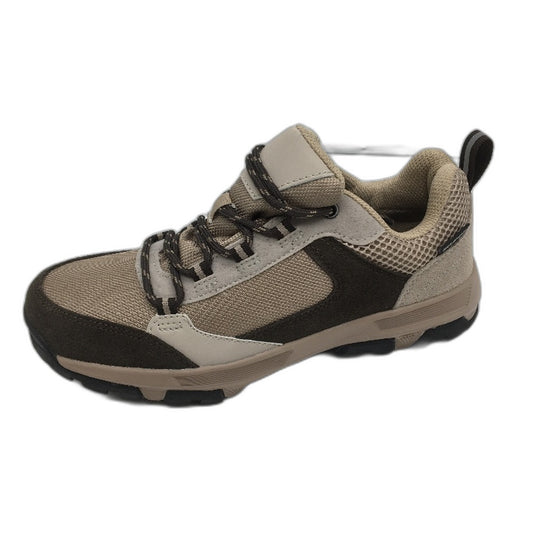 Crane Low Cut Lace Up Brown Tan Hiking Sneaker Style Shoes Ladies Size 7 NEW