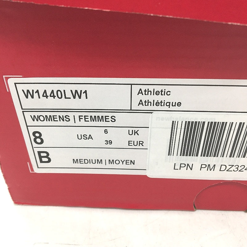 New Balance Fresh Foam White Athletic Sneakers W1440LW1 Ladies Size US 8 NEW
