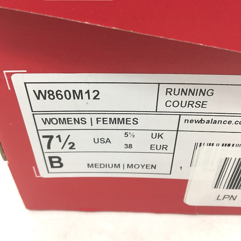 New Balance Fresh Foam Black Athletic Sneakers W860M12 Ladies Size US 7.5 NEW