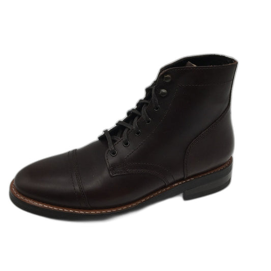 Thursday Boot Company Dark Brown Leather Lace Captain Boots Mens Sze US 11 NEW