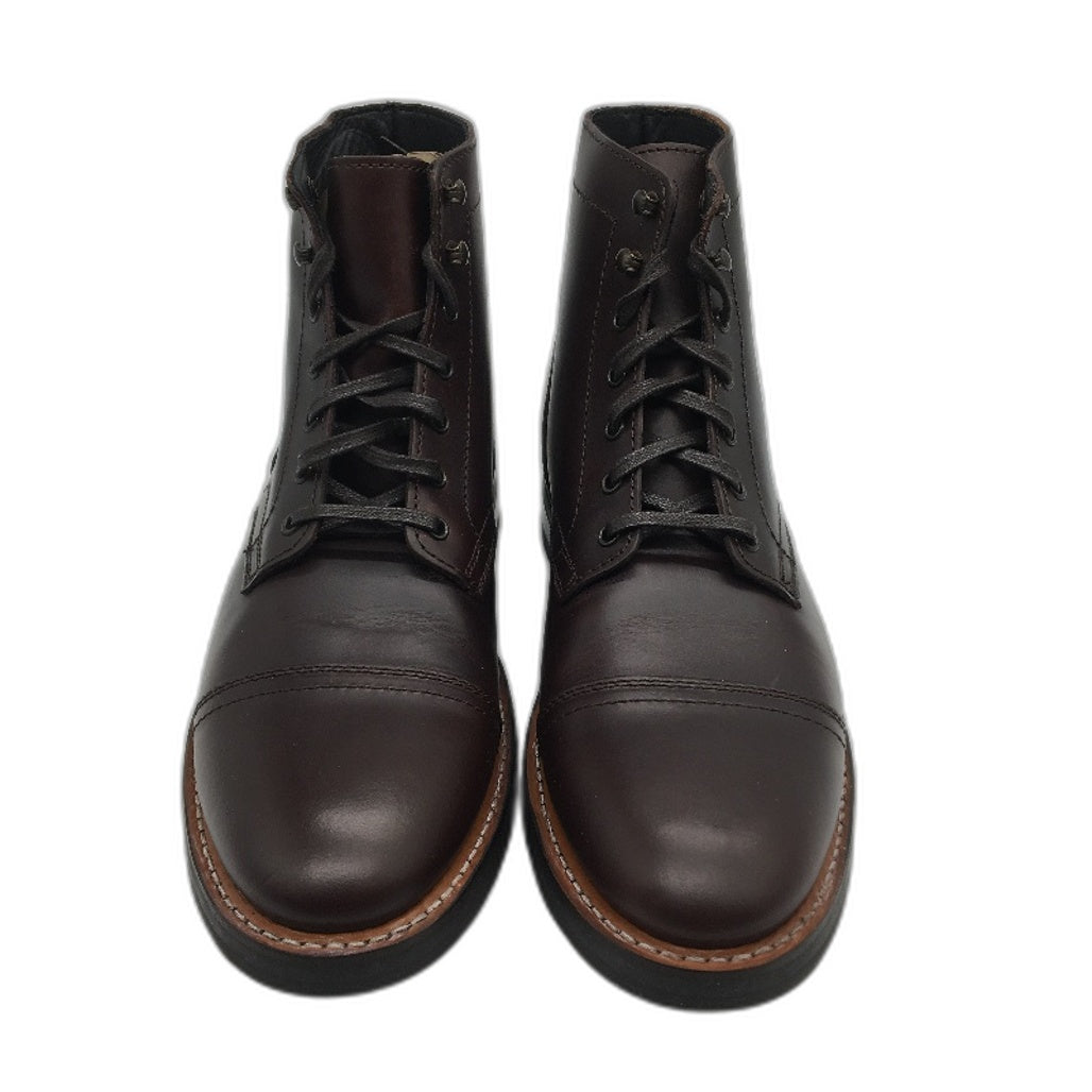 Thursday Boot Company Dark Brown Leather Lace Captain Boots Mens Sze US 11 NEW