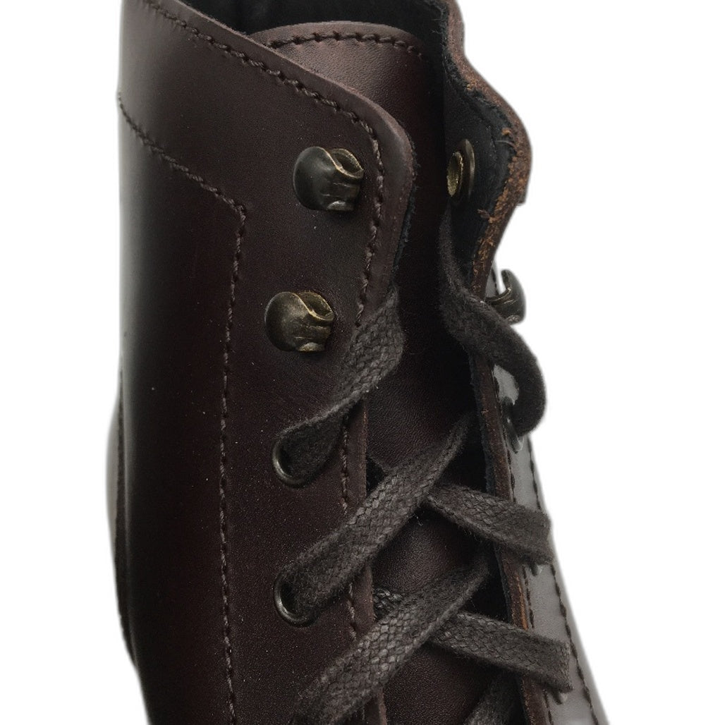 Thursday Boot Company Dark Brown Leather Lace Captain Boots Mens Sze US 11 NEW