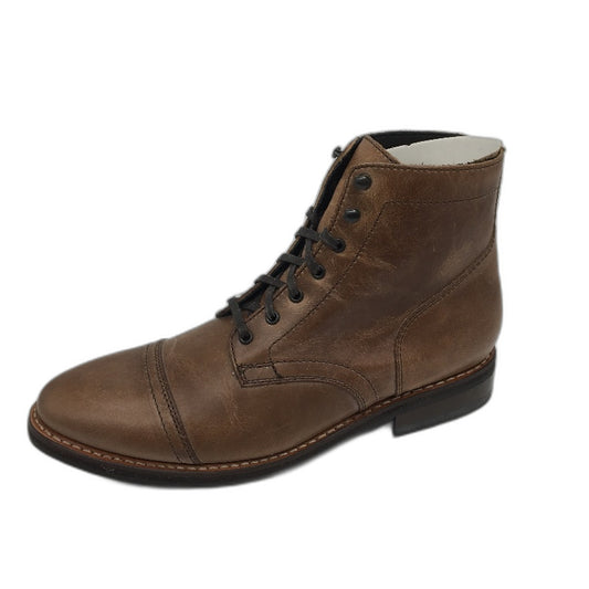 Thursday Boot Company Tan Brown Leather Lace Captain Boots Mens Sze US 11 DEMO