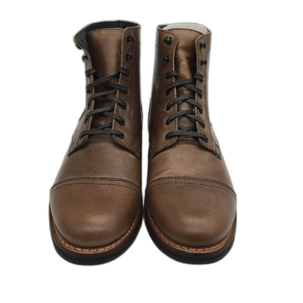 Thursday Boot Company Tan Brown Leather Lace Captain Boots Mens Sze US 11 DEMO
