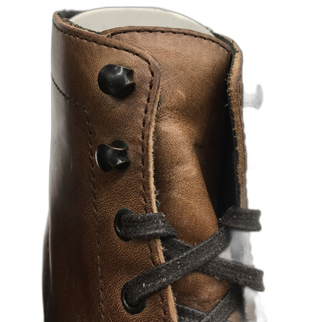 Thursday Boot Company Tan Brown Leather Lace Captain Boots Mens Sze US 11 DEMO