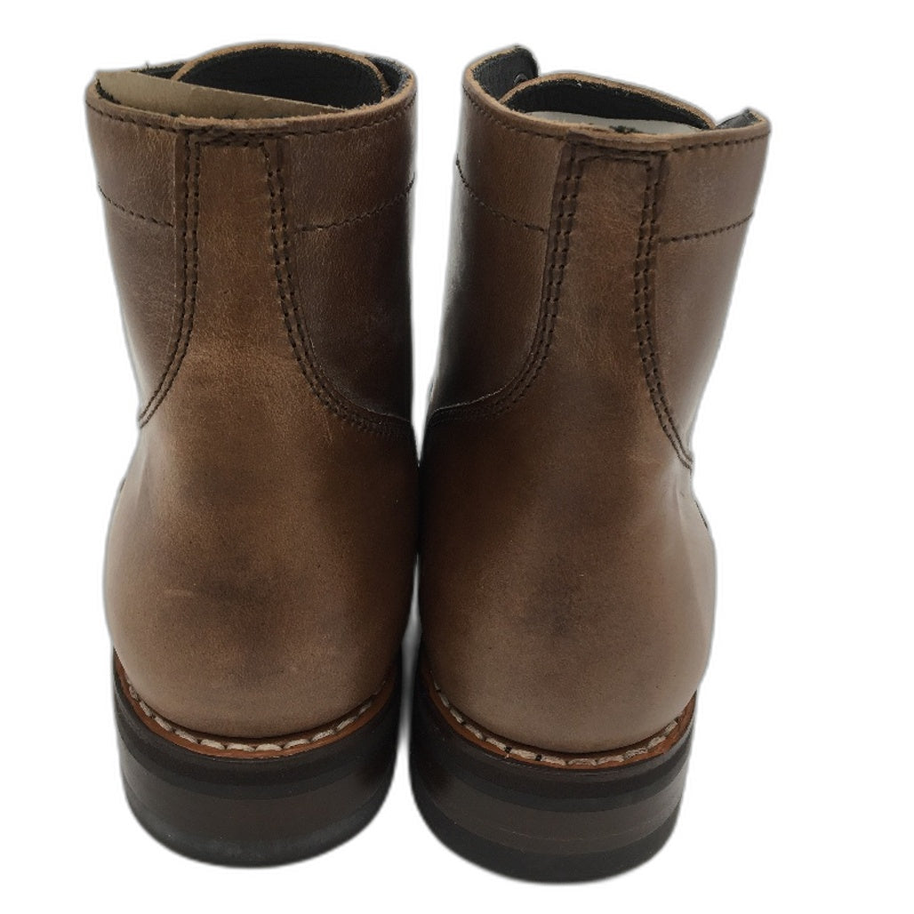 Thursday Boot Company Tan Brown Leather Lace Captain Boots Mens Sze US 11 DEMO