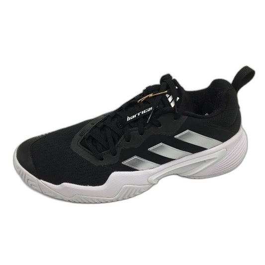 Adidas Barricade Core Black Silver Sneakers ID1556 Ladies Size US 8.5 UK 7 NEW