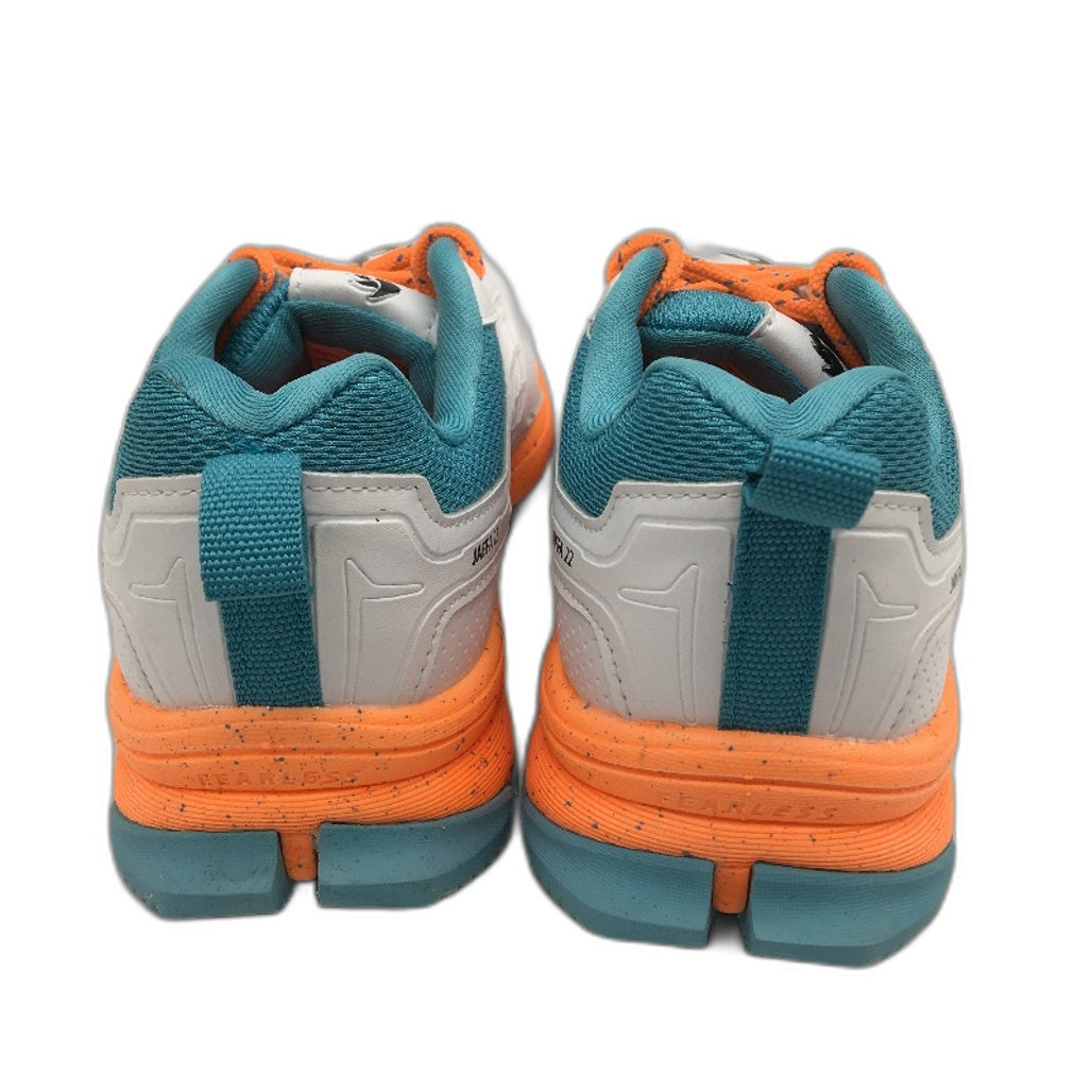 DSC Jaffa 22 White Teal Orange Cricket Sports Shoes Mens Size UK 9 US 10 NEW