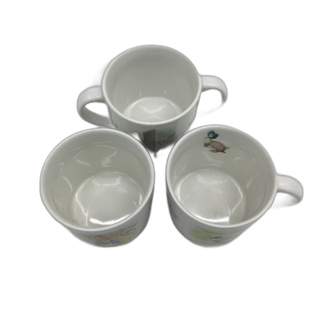 Wedgwood 2010 4pc Beatrix Potter Peter Rabbit Dinnerware Plate and Cups Set