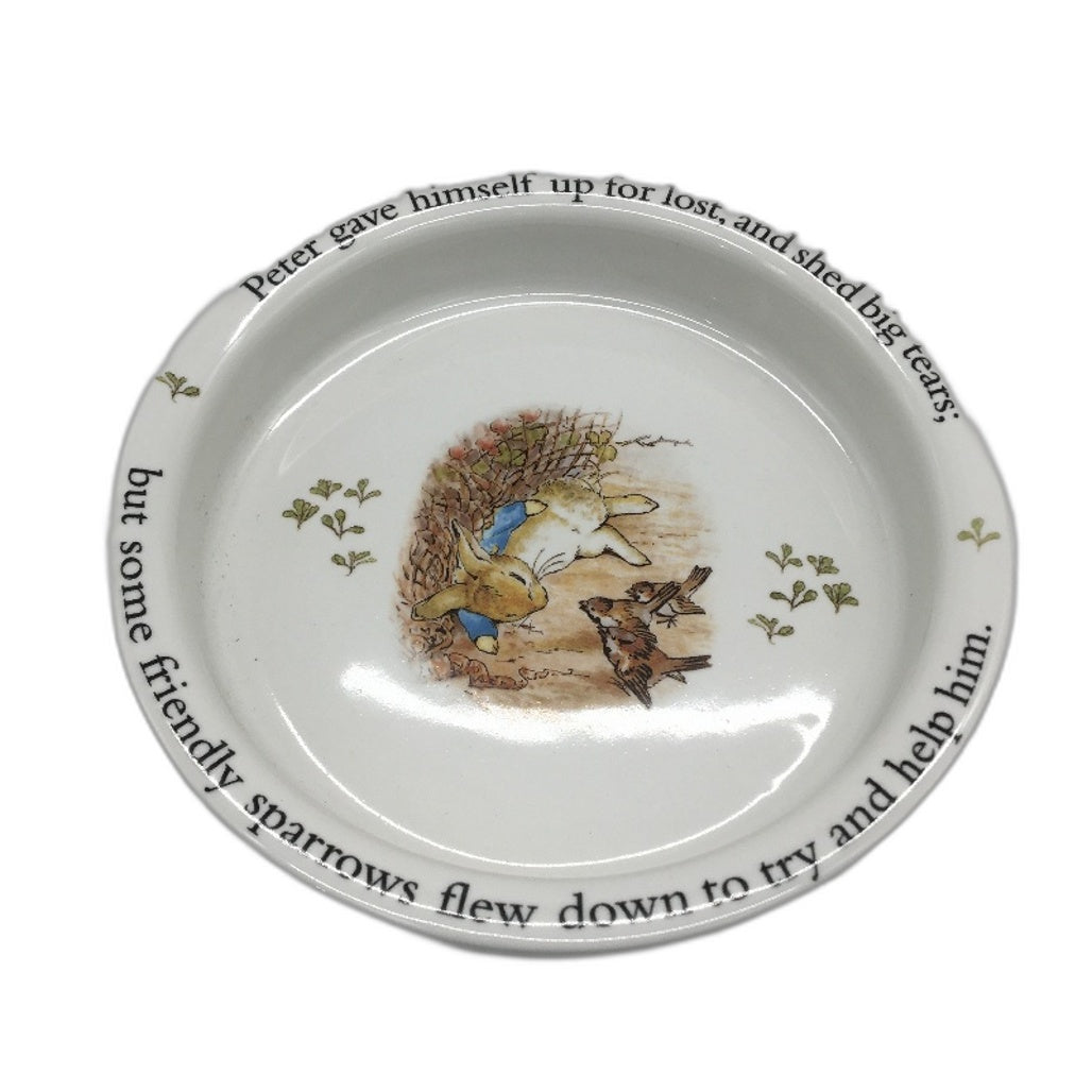 Wedgwood 2010 4pc Beatrix Potter Peter Rabbit Dinnerware Plate and Cups Set