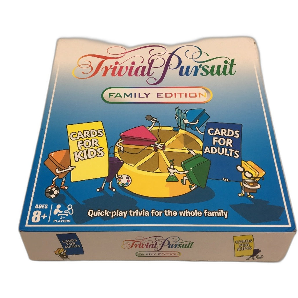 VINTAGE Trivial Pursuit Family Edition 1993 Trivia Board Game for 2 Plus Players
