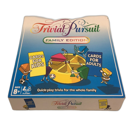 VINTAGE Trivial Pursuit Family Edition 1993 Trivia Board Game for 2 Plus Players