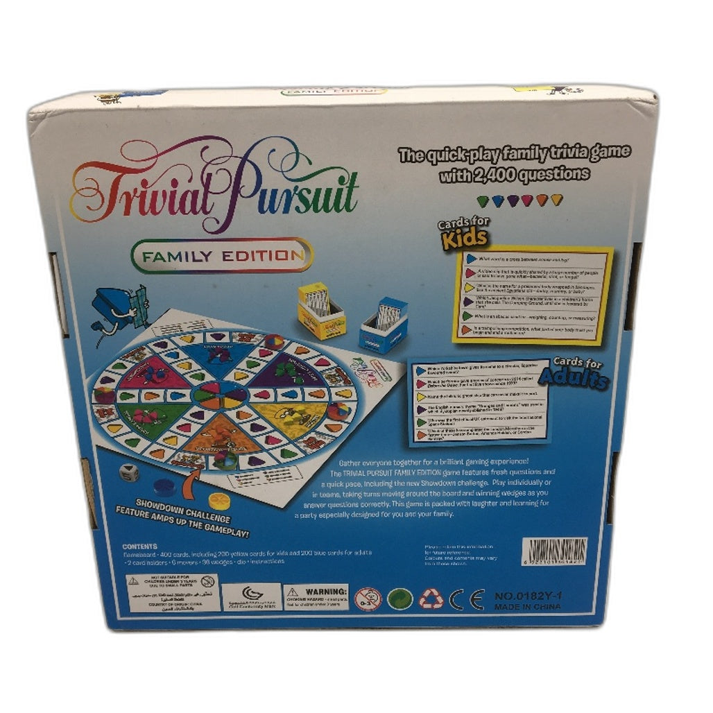 VINTAGE Trivial Pursuit Family Edition 1993 Trivia Board Game for 2 Plus Players