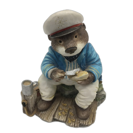 VINTAGE Villeroy & Boch 1994 Picnic at Foxwood Captain Otter Figurine