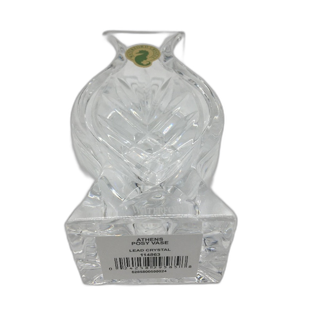VINTAGE Waterford Crystal 114863 Clear Athens Miniature Posy Vase