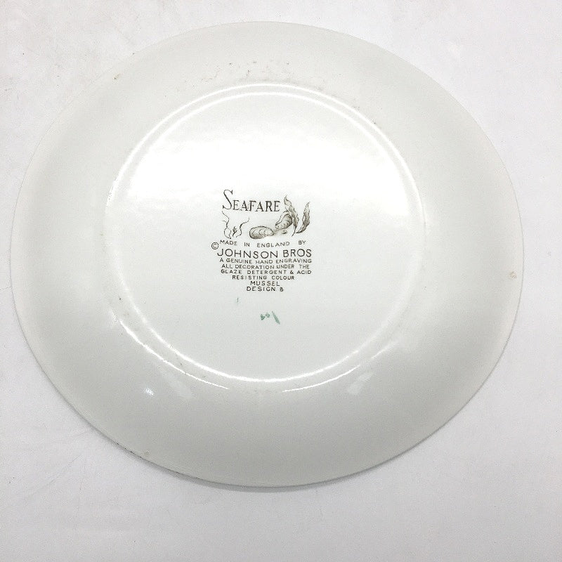 VINTAGE Johnson Bros Seafare 4pcs Handpainted Sea Creature Decorative Plate