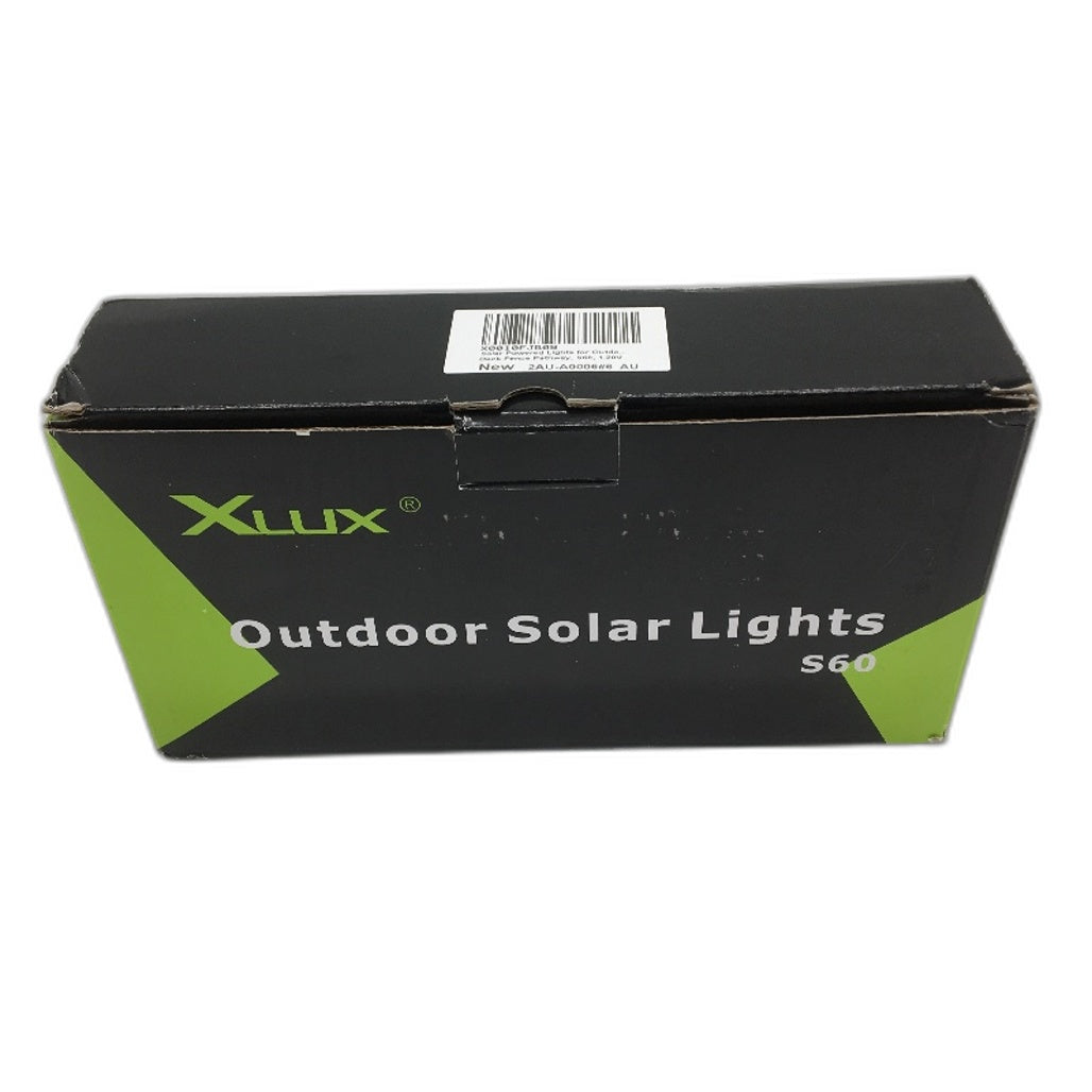 XLUX S60 6 Pack Warm White Light Outdoor Solar Patio Fence Lights NEW